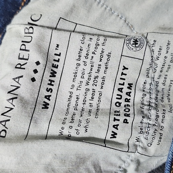 Banana Republic Curvy‎ Skinny Blue Jeans Size 29/8 Petite - Picture 5 of 6